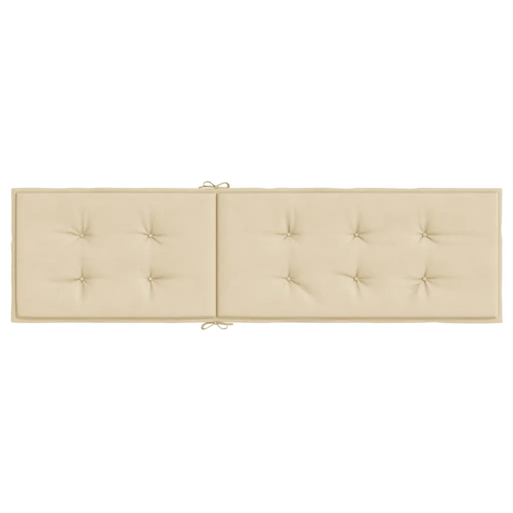 Cuscino per Sdraio Beige (75+105)x50x4 cm