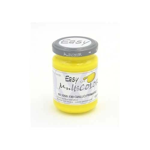 COLORE ACRILICO MULTICOLOR EASY 130 ML. GIALLO PRIMARIO