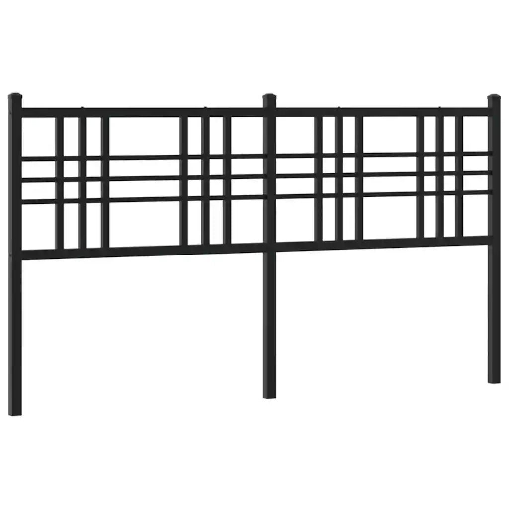 Testiera di Ricambio in Metallo Nero 160 cm 376359