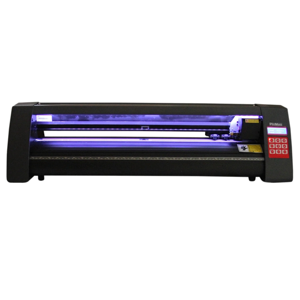 Plotter da Taglio Vinile Macchina per Taglio e Incisione Insegne Etichette Guida Laser - Abbonamento 12 Mesi Software Signcut Pro - LED - 720mm - Compatibile Mac