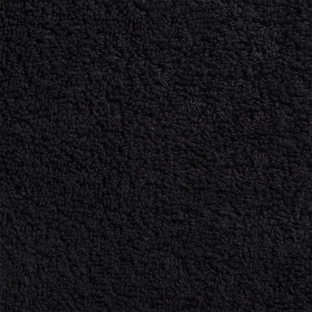 Asciugamano per Ospiti SOLUND 4 pcs Nero 15 x 21 cm 550 gsm 137417