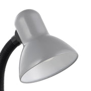 Lampada Da Tavolo Classico Basic 1 Policarbonato Argento 1 Luce E27