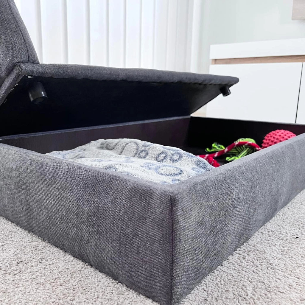 Divano letto per cani di piccola taglia 71x42x24cm in tessuto resistente e comodo schienale e base RF995