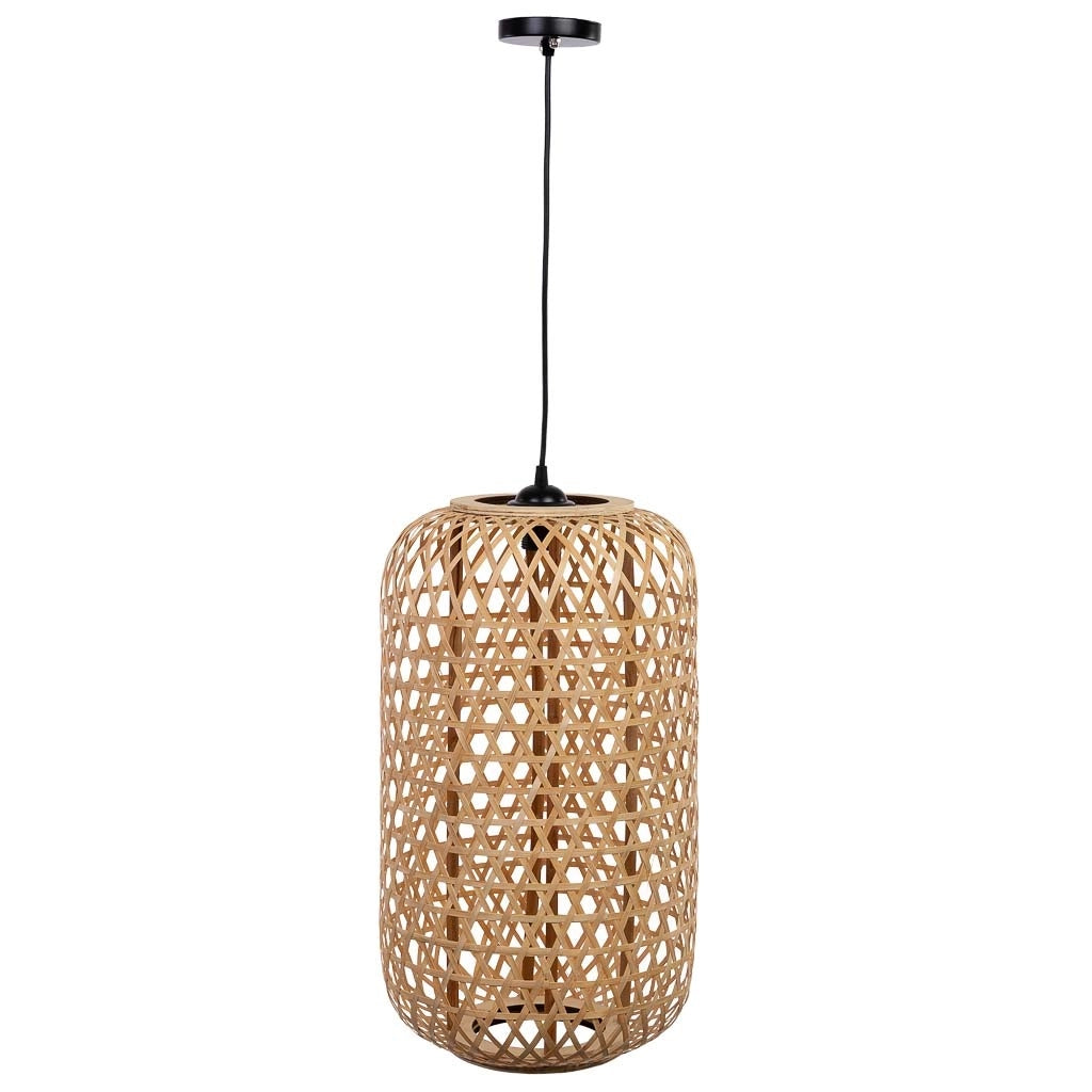 Lampada da soffitto in bambù D31x55h cm