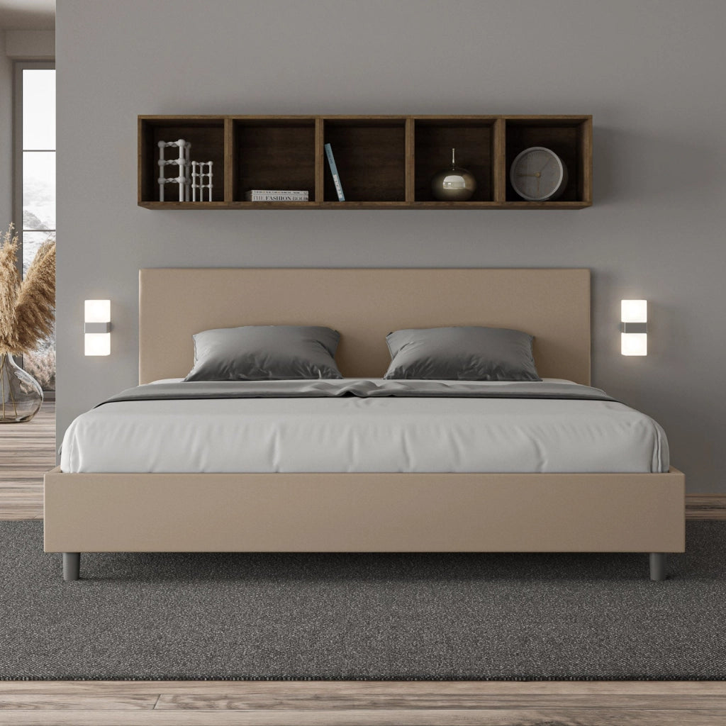 Letto Matrimoniale 160x210 cm con Rete Adele Tortora