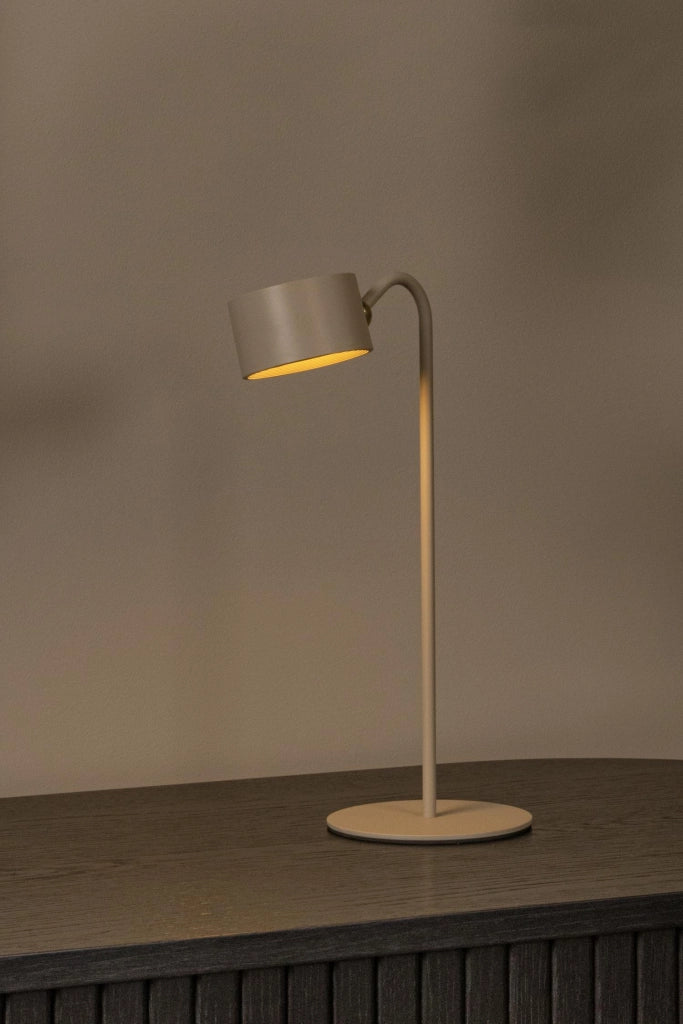 Lampada da scrivania LED curva JOLAN taupe Lucide