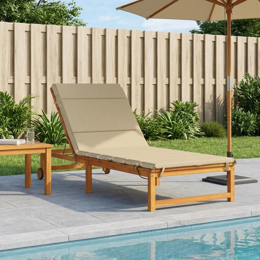 Cuscino per Lettino GEMERT 100% Poliestere Beige 948600