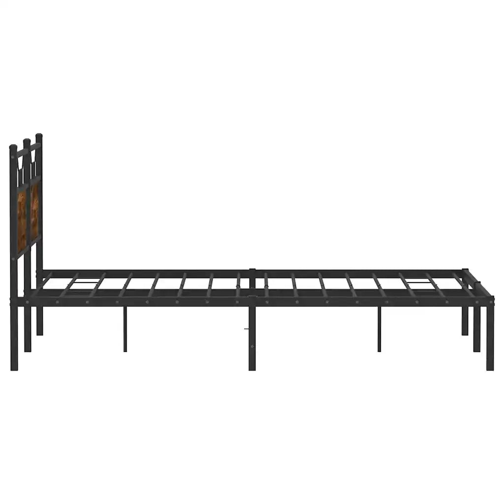 Giroletto senza Materasso Rovere Fumo 150x200 cm in Truciolato 4106745