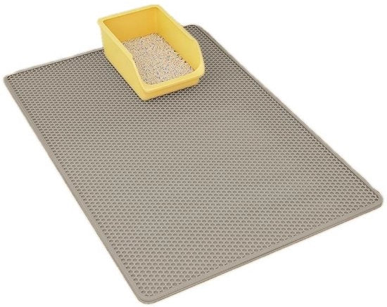 Matassa per gatto - 30*45cm - M - Materiale EVA - doppia strato disegno a ragnatela con grandi fori - matassa per gatto - morbida e idonea per la pelle - lavabile - matassa per gatto - matassa per pulire il contenitore per gatto