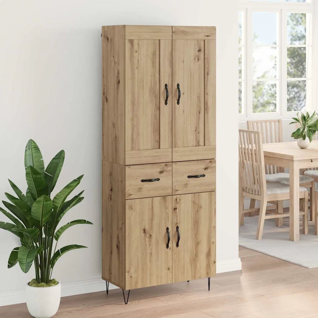 Credenza con cassetto Rovere artigianale 69,5 x 34 x 180 cm 3415946