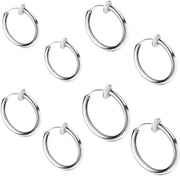 Clip-on Nep Neusring 4 Maten - Buitendiameter 10/12/14/16 mm - Facile da Usare e Comodo