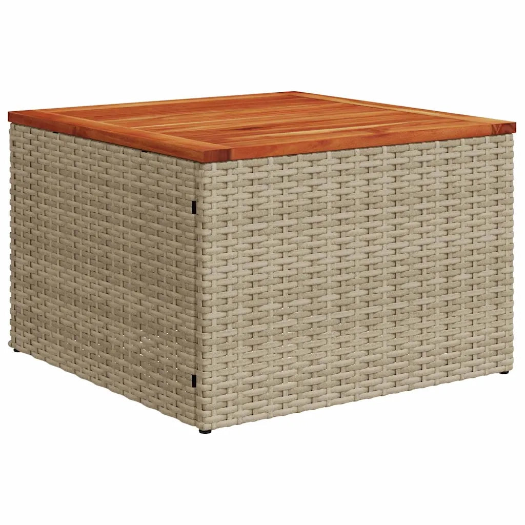 Set Divano da Giardino con cuscino 8 pcs Beige Poly Rattan 3360979