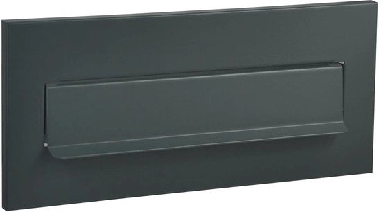 Cassa postale moderna - antracite - resistente all'acqua - 1 pezzo