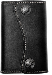 Porta Chiavi in Pelle - Portachiavi con Cinturino - Etichette per Chiavi - Portachiavi con Foto - Manuale per Creare un Portachiavi - Dimensioni 7 x 11 cm (aperto)
