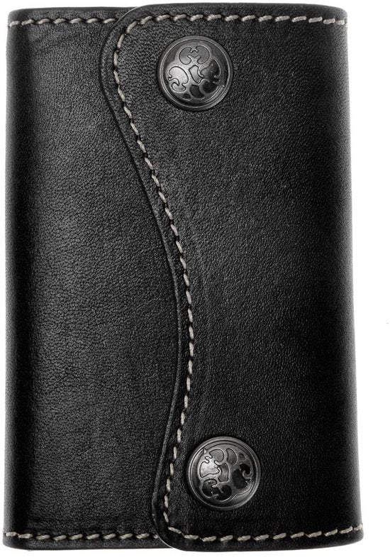 Porta Chiavi in Pelle - Portachiavi con Cinturino - Etichette per Chiavi - Portachiavi con Foto - Manuale per Creare un Portachiavi - Dimensioni 7 x 11 cm (aperto)