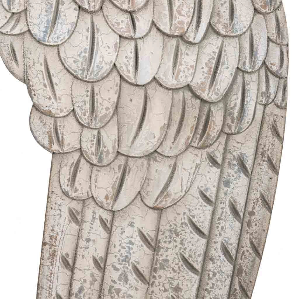 Evejec ali d'angelo bianche set 2 pezzi 32x4x103h