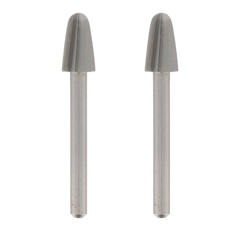 Frese per Incisione Dremel ad Alta Velocità Sferiche Cilindriche Triangolari Formato: Fresa curva Ø 6,4 mm - 117
