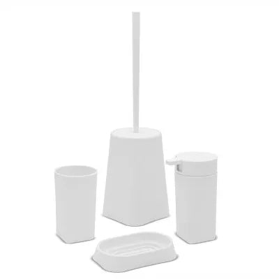 Porta sapone da appoggio bianco in abs Tender