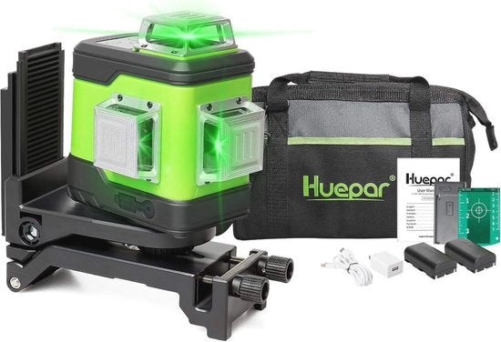 Livello laser con 3x linee 360° e alta precisione