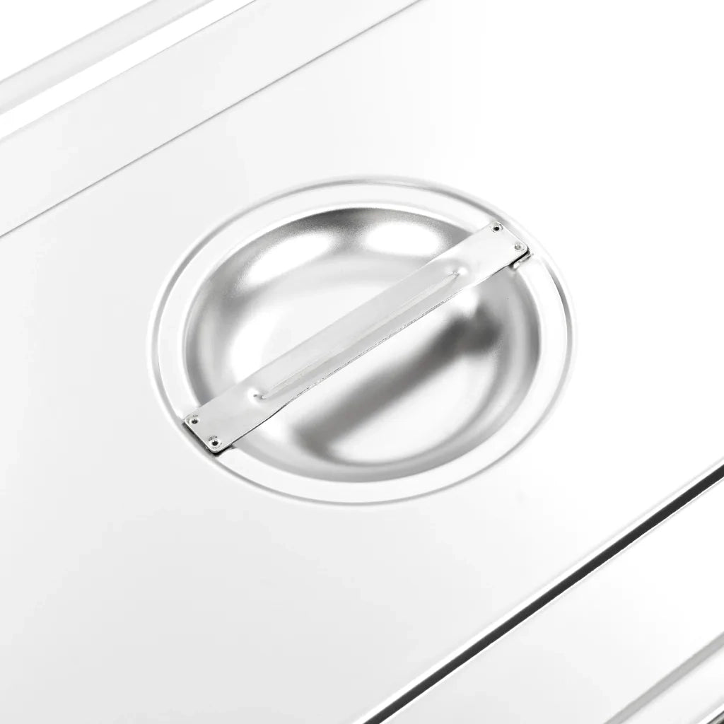 Coperchi per Contenitori Alimentari GN 1/1 2 pz in Acciaio Inox CFW4672065