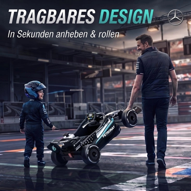 GO-KART Elettrico 12 V per Bambini Nero con 2 Motori e Telecomando