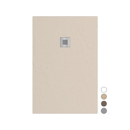 PIATTO DOCCIA MOD. ESTASI RETTANGOLARE- Sabbia - cm 70 x 100- LINPH- pezzi 1