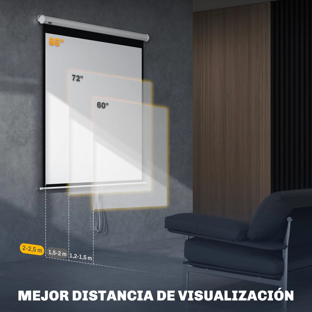 Mobile TV ¨C Minimal ¨C Bianco 146x146 cm