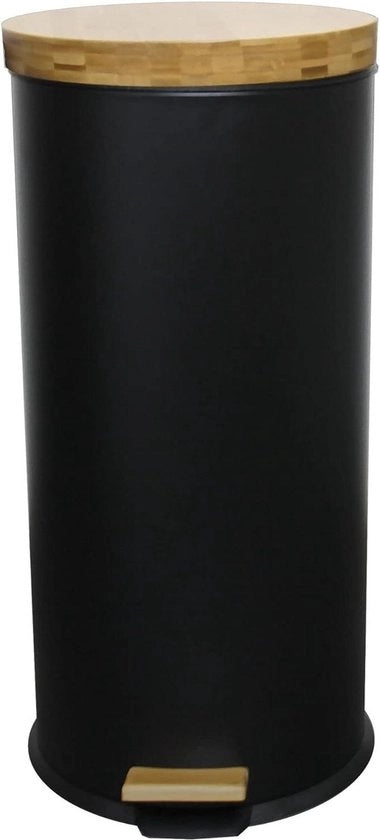 Poubelle a pedale 30L Nero