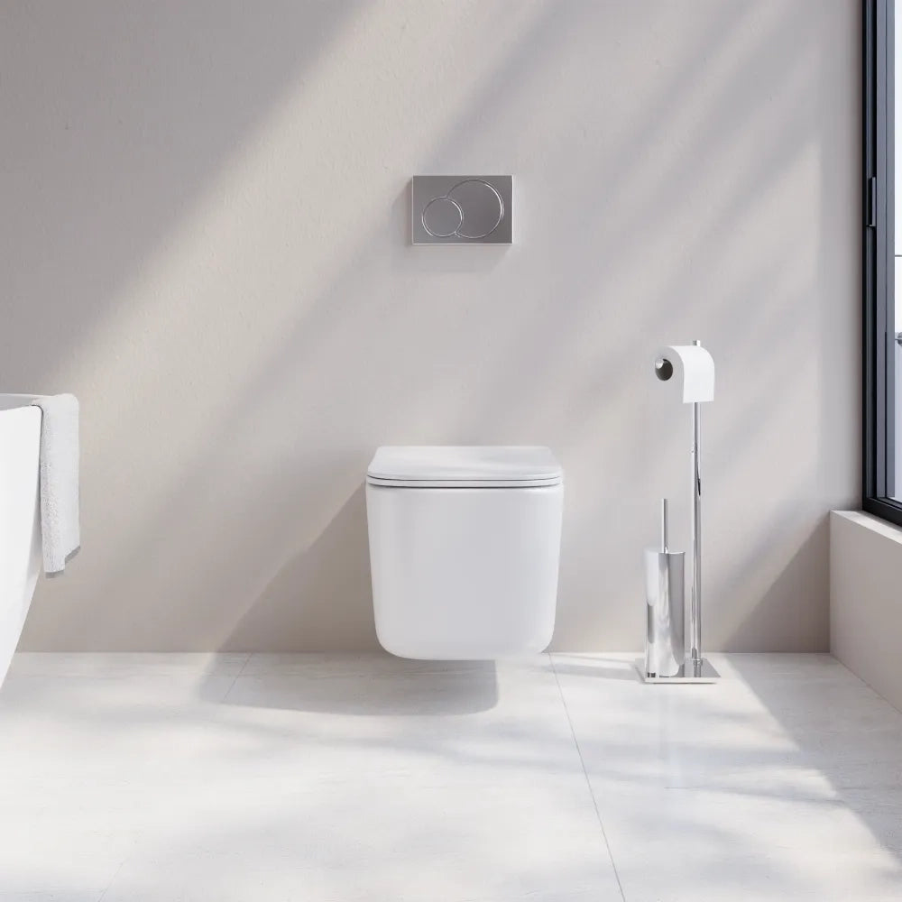 Vaso sospeso in ceramica bianco lucido tornado | Lubiana Small