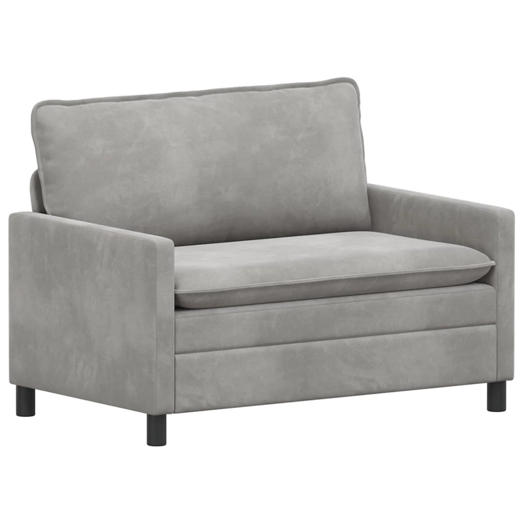 Set di divani 2 pcs Grigio Chiaro Velluto 3417127