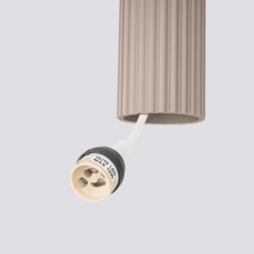 Lampada a sospensione KARBON 2 taupe