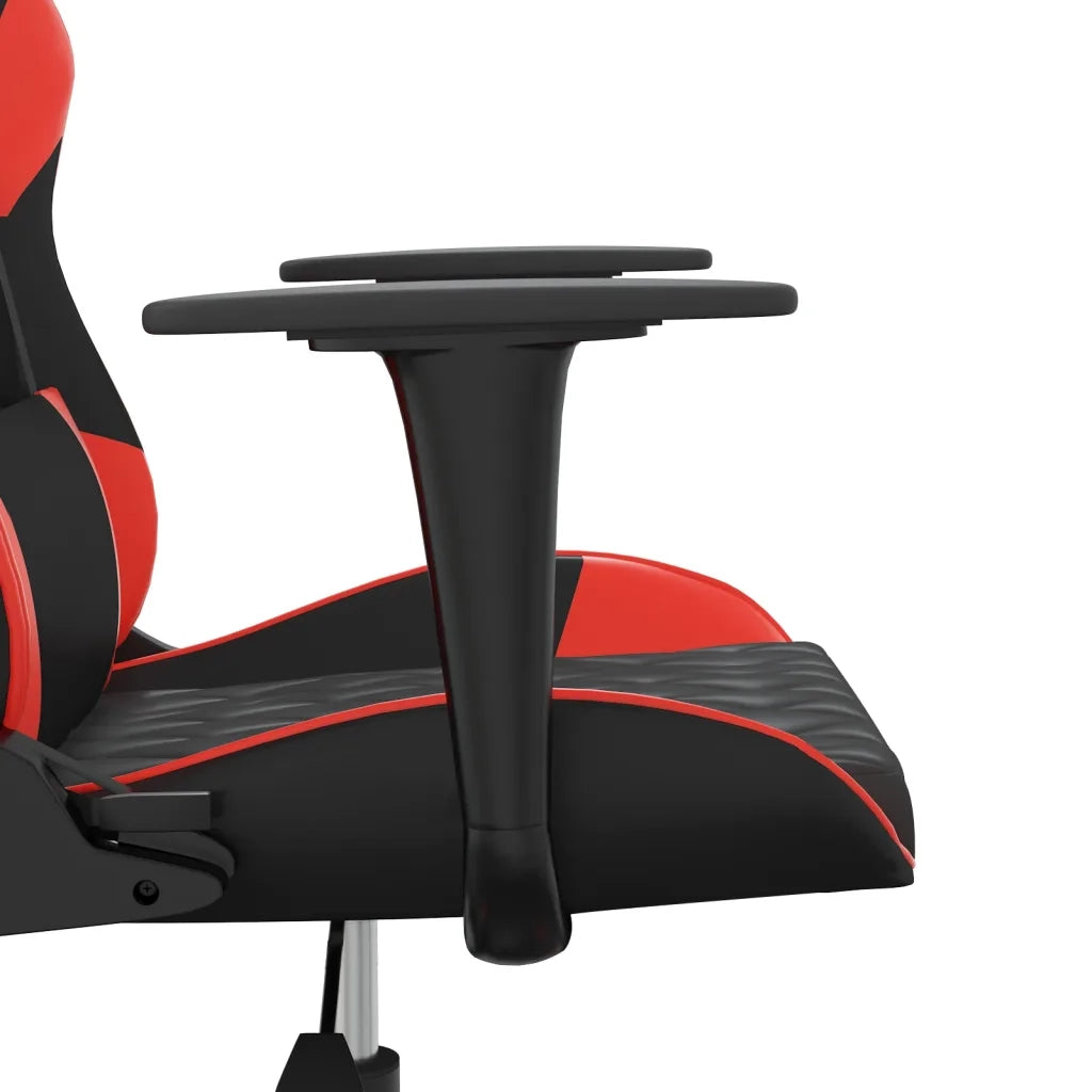 Sedia da Gaming | Sedia da e-sports Nera e Rossa in Similpelle