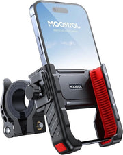 Supporto universale per smartphone da montare sul manubrio, anti-sballo, 1S rapido, compatibile con iPhone 15/14/13 Samsung S24/S23 (47-7 pollici)
