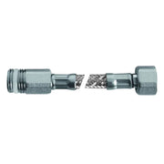 Flessibile in acciaio inox maschio prolungato/femmina modello flexcore cm35  M.1/2 f.3/8 - attacco maschio prolungato