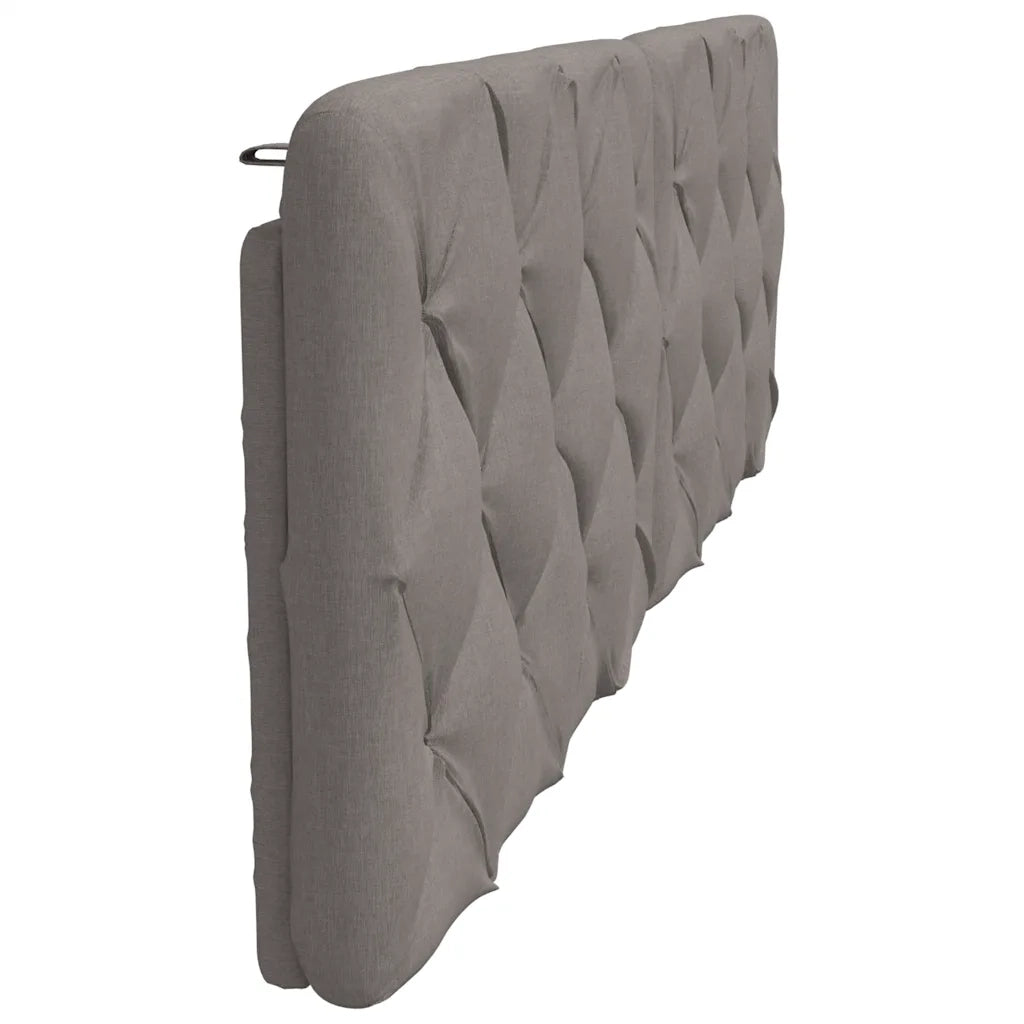 Cuscino Testiera Tortora 180 cm in Tessuto 4019237
