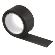 Trade Shop - Rotolo Nastro Adesivo Americano Telato Nero 4,8cmx10mt Resistente Impermeabile -
