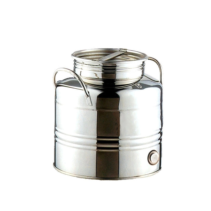Fusto Alimenti Inox Aggraffato Basso L 10 Milano