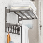 Tessuto per Asciugamani - Compattato e Stabile - 60 cm - Grigio