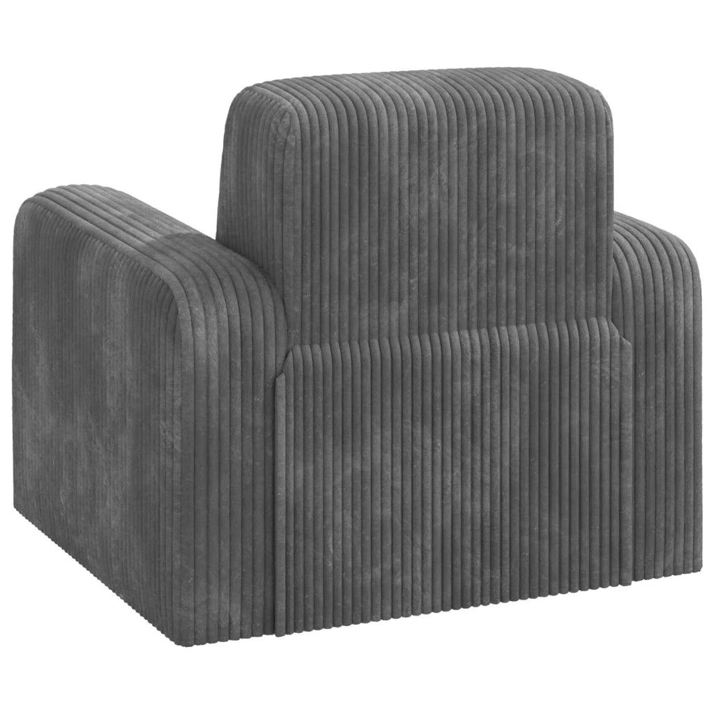 Poltrona Grigio Chiaro corduroy 42042440