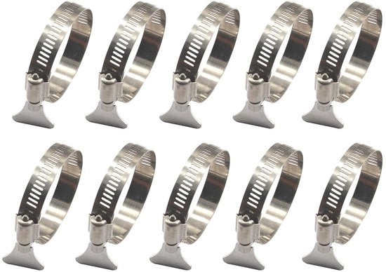 Slangklemme Verstelbare 21-38mm - 10 pezzi