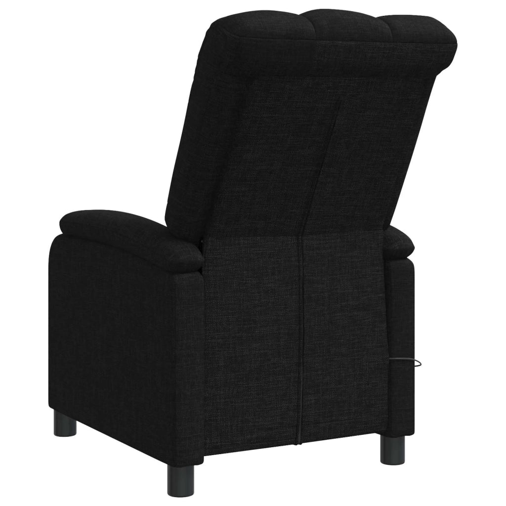 Poltrona Massaggiante Nero Tessuto 42034971