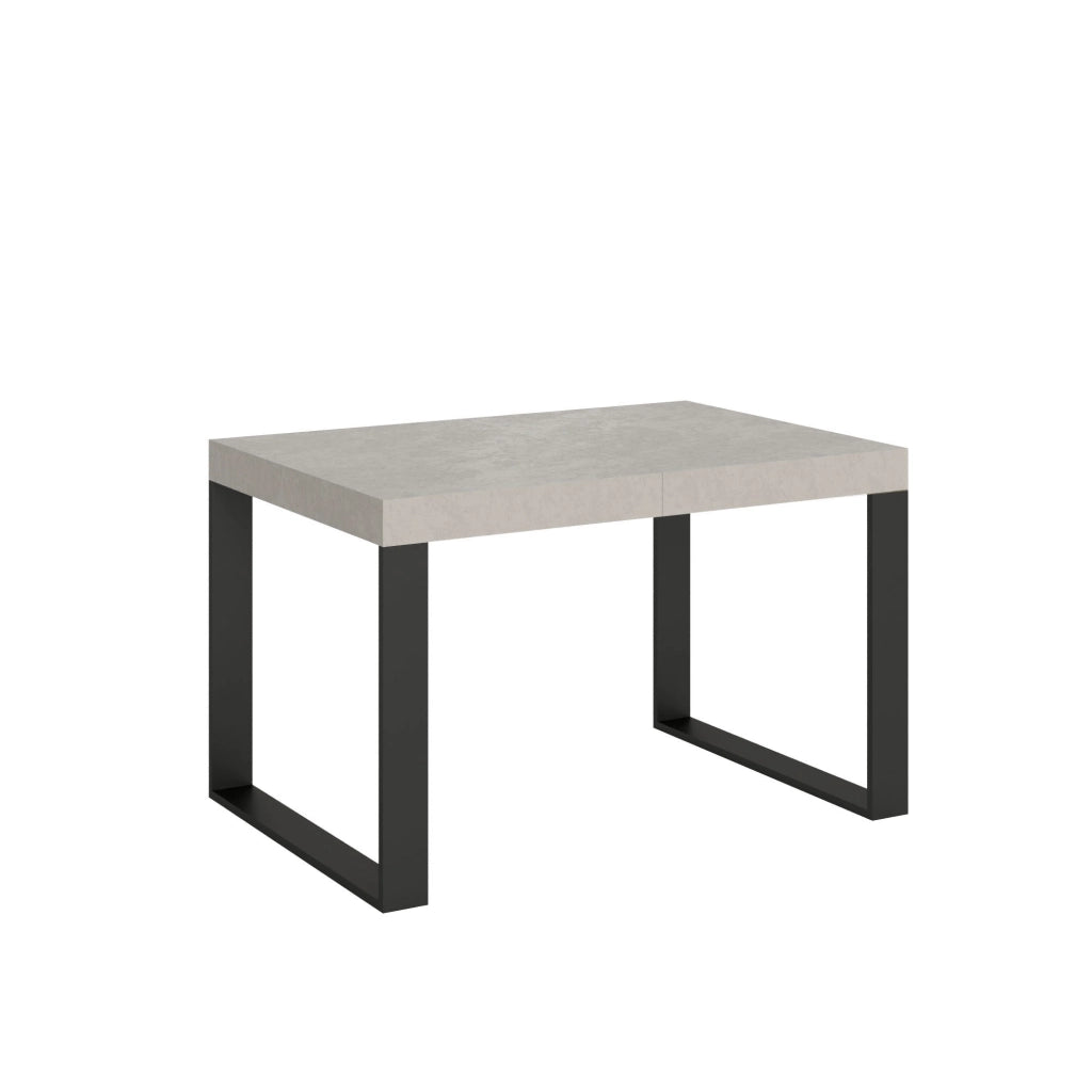 Tavolo Allungabile 130/390x90 cm Tecno Cashmere Gambe Antracite