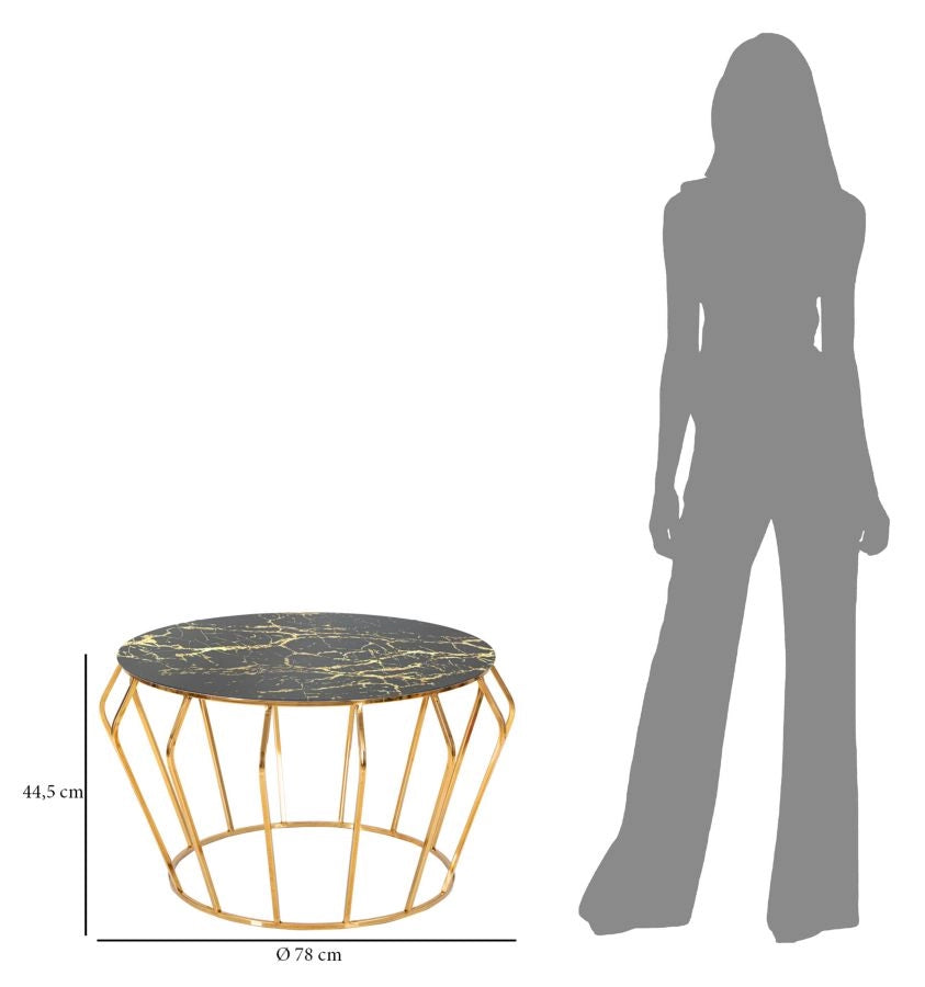 TAVOLINETTO DA CAFFE' HISTOR CM � 78X44,5