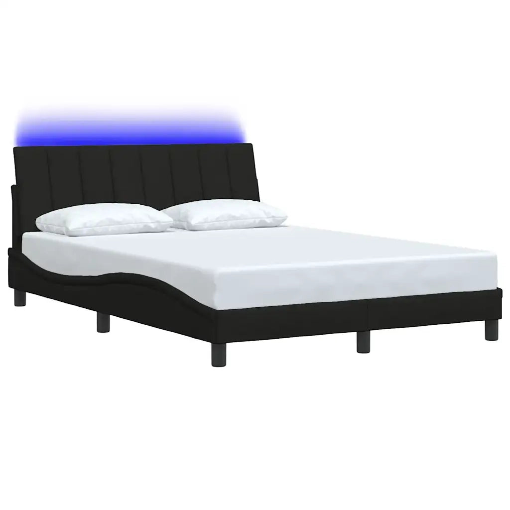 Giroletto senza Materasso Hanko Nero 120x200 cm Tessuto