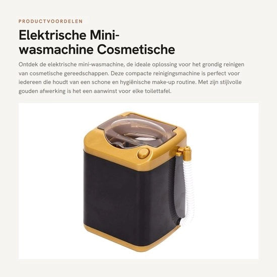 Mini-wasmachine elettrica - Strumenti per la cura personale - Pulizia - Compatta e Efficiente - Oro - Adatta per uso domestico - Ideale per...