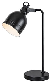 Lampada da scrivania vintage nera E14 Flint 2240 Rabalux