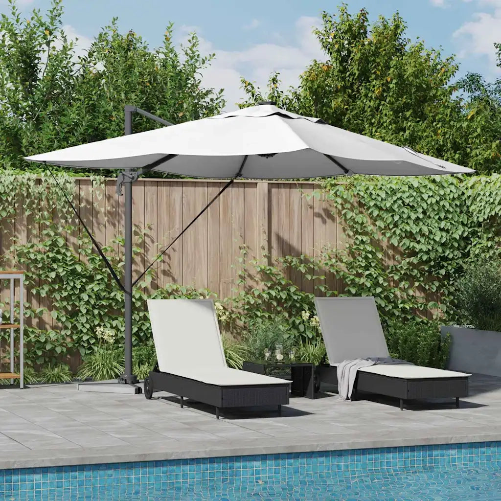 Ombrello | Parasolne Sabbia 352 x 251 x 265 cm Poliestere e Alluminio