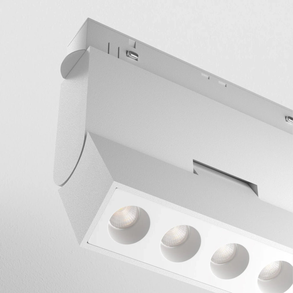 Maytoni Lampada da binario Exility Points rot 1 luce LED integrato bianco alluminio