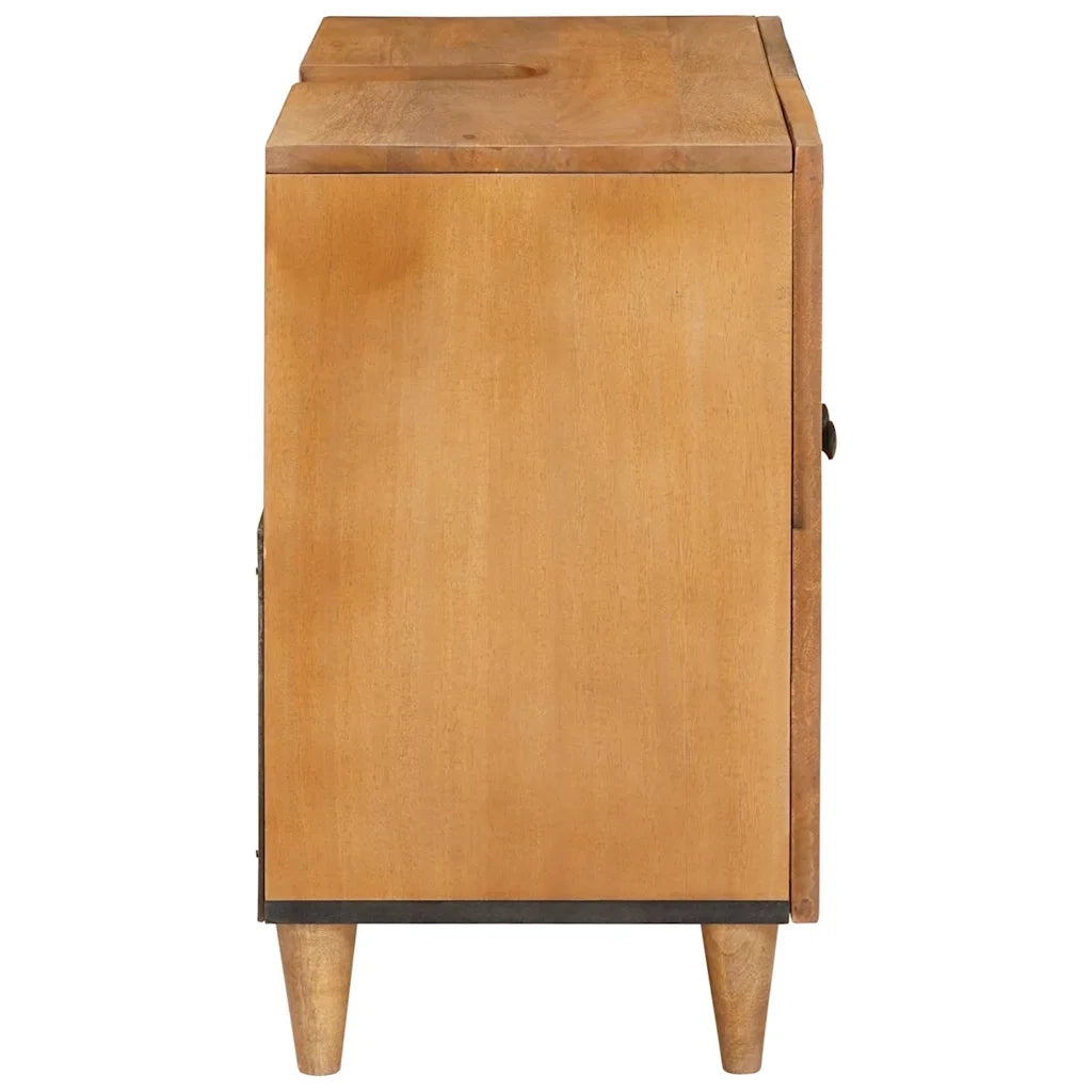 Mobile da Bagno | Armadio da bagno con porta Marrone Chiaro 62 x 33 x 58 cm