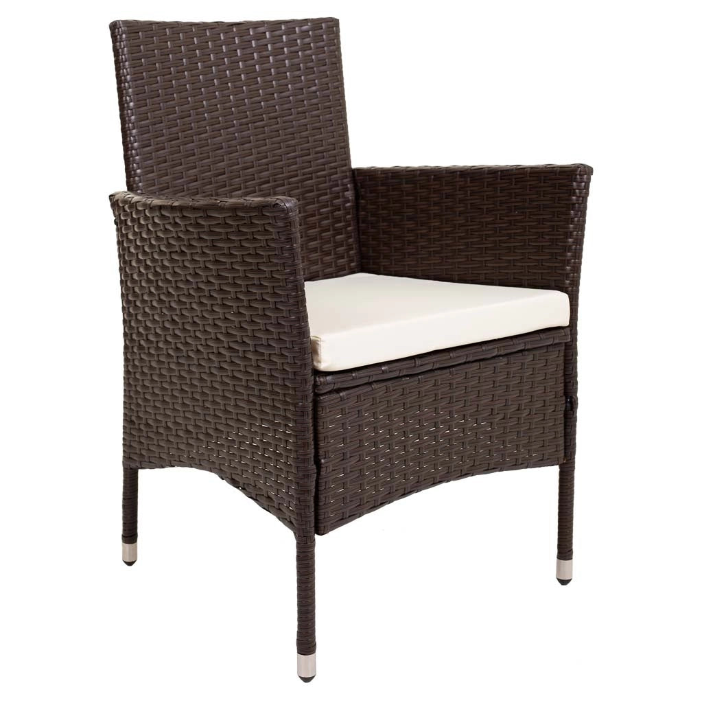 Set tavolo nero e 4 sedie